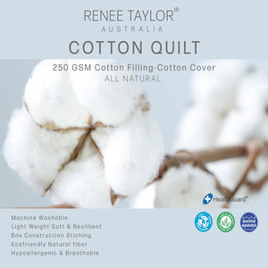 Renee Taylor Cotton Light Weight Quilt