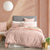 Renee Taylor Chessboard Cedar Quilt cover set 300 Thread Count Cotton Reversible