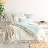 Renee Taylor Vintage washed cotton Alison Quilt cover set Forest