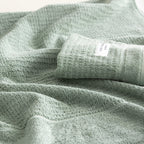 Renee Taylor Cambridge Waffle Towels Eucalyptus