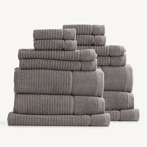 Renee Taylor Cambridge Waffle Towel Sets Fossil
