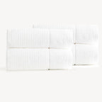 Renee Taylor Cambridge Waffle Towel Sets Snow