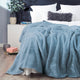 Renee Taylor Mink Blanket Acrylic Queen/King Sky