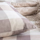 Park Avenue Buffalo Checks Flannelette Quilt Cover Set