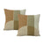Cloud Linen Morris Cotton Embroidered Cushions Rust 50 x 50 Cms Twin Pack