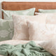 Renee Taylor Bentley Quilt cover set Cotton Jacquard Nude