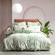 Renee Taylor Bentley Quilt cover set Cotton Jacquard Sage Green