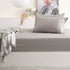 Park Avenue Bamboo Cotton Fitted Sheet & pillowcase Set Charcoal