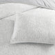 Renee Taylor Chloe Jersey Jacquard Quil cover set Ivory