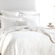 Renee Taylor Scallop Jacquard Coverlet Set Pearl