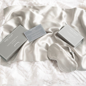 Renee Taylor Silk Pillowcase Silver