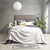 Renee Taylor Plush Velvet Blanket Silver Line