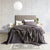 Renee Taylor Plush Velvet Blanket Graphite