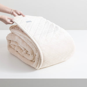 Renee Taylor Heston Sherpa Velvet Blanket Stone