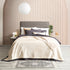 Renee Taylor Heston Sherpa Velvet Blanket Stone
