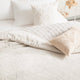 Renee Taylor Heston Sherpa Velvet Blanket Silver Line