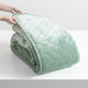 Renee Taylor Heston Sherpa Velvet Blanket Eucalyptus
