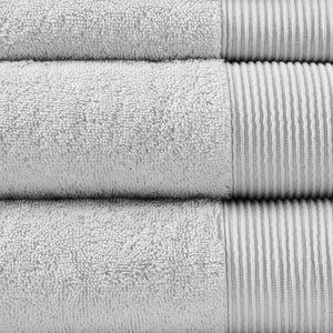 Cloud Linen Retreat Tencel Antimicrobial Towel Set Grey