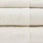 Cloud Linen Retreat Tencel Antimicrobial Towel Set Ivory