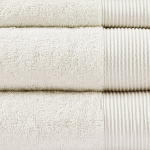 Cloud Linen Retreat Tencel Antimicrobial Towel Set Ivory