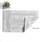 Renee Taylor Bath Mat Soho Cotton Reversible in Granite