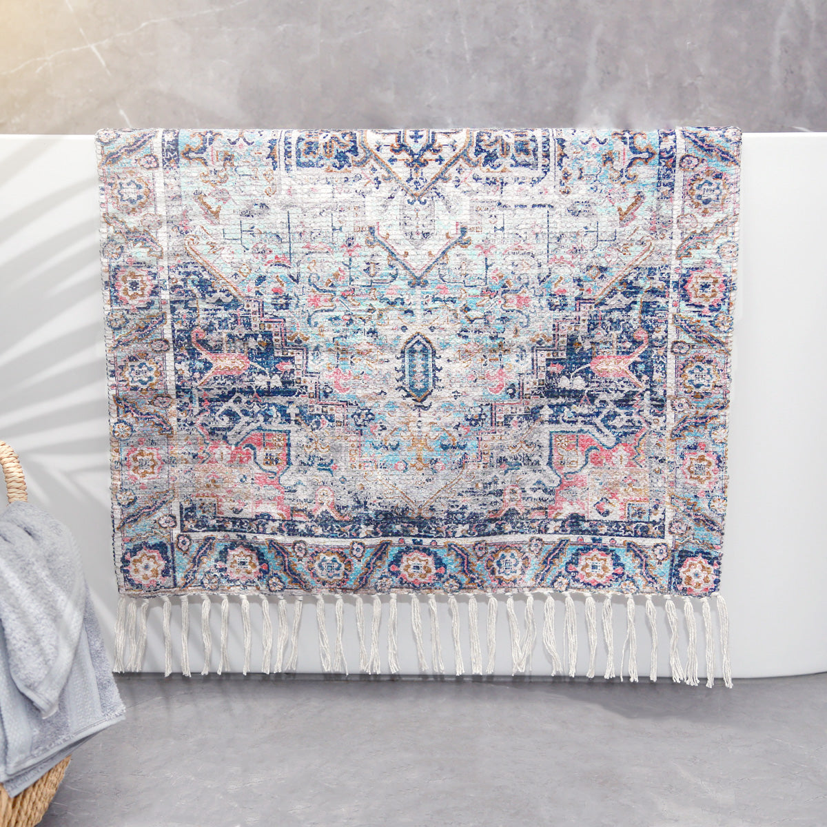 Renee Taylor Kashan Mat - Vintage Washed Hand Woven Rug
