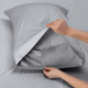 Renee Taylor 700 TC Tencel Lyocell Fibre Cotton Quilt Cover Set Dove