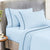 Renee Taylor Strada Egyptian Cotton 1000 Thread Count Sheet Set Sky