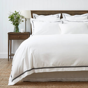 Renee Taylor Strada Egyptian Cotton 1000 Thread count Quilt Cover Set Indigo