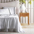 Renee Taylor Cloud Egyptian Cotton 1000 Thread Count Sheet Set White & Charcoal