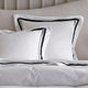 Renee Taylor Cloud Egyptian Cotton 1000 Thread count Quilt Cover White & Charcoal