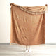 Renee Taylor Surrey Chevron Cotton Throw Tobacco
