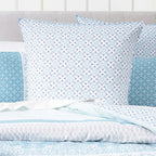Renee Taylor Margot Quilt Cover Set 300 Thread Count Cotton Reversible
