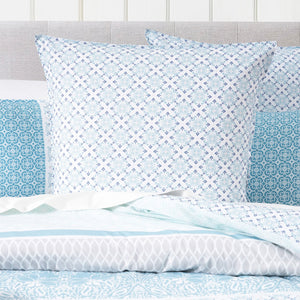 Renee Taylor Margot Quilt Cover Set 300 Thread Count Cotton Reversible