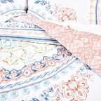 Renee Taylor Kalina Quilt Cover Set 300 Thread Count Cotton Reversible