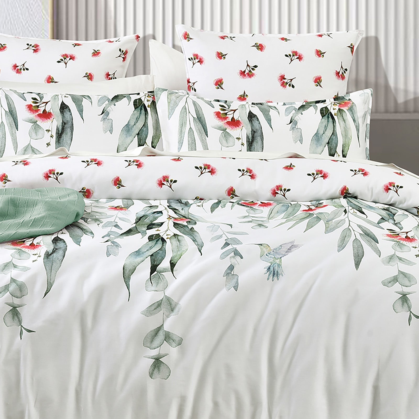 Renee Taylor Mallees Quilt Cover Set 300 Thread Count Cotton Reversible