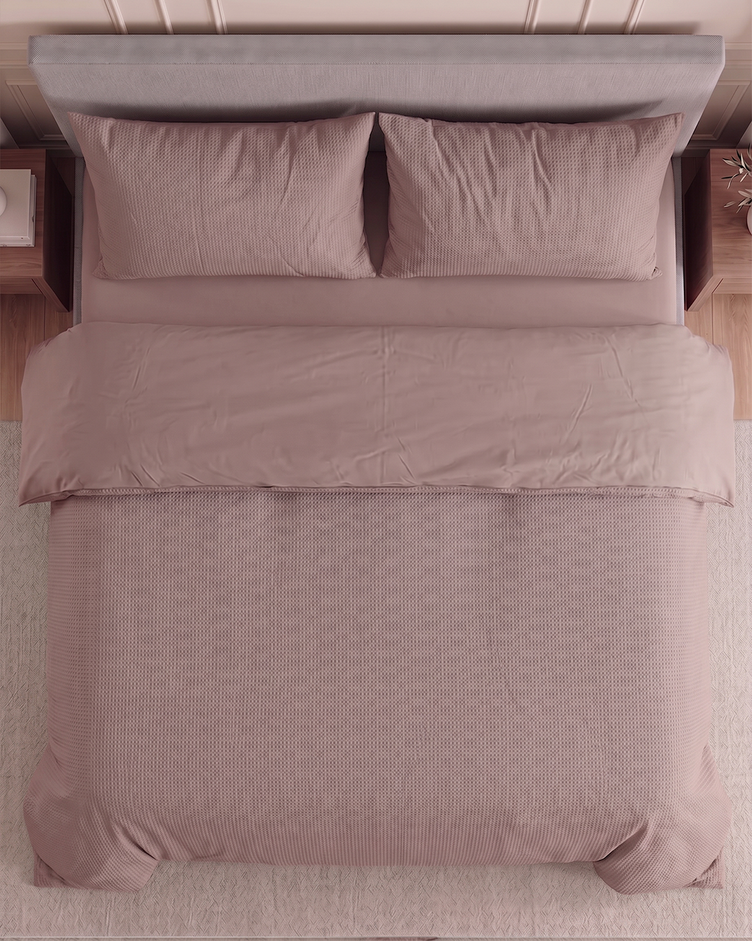 ICF Soft Weave Waffle - Premium Duvet Set