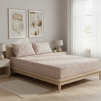 Downton Floral Pure Cotton Fitted Bed Sheet Combo