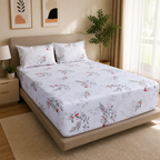 Gentle Garden Purre Cotton Fitted Sheet Combo