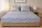 Geo Abstract Pure Cotton Fitted Sheet Combo