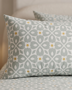 Petite Fluer Cotton Bedding Set – Fitted Sheet + 2 Pillow Covers