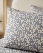 Misty Fleur Cotton Bedding Set – Fitted Sheet + 2 Pillow Covers