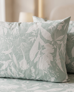 Misty Meadow Cotton Bedding Set – Fitted Sheet + 2 Pillow Covers