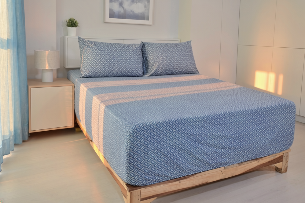 Baltic Pure Cotton Fitted Bed Sheet Combo