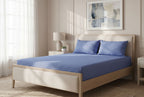 Dot Matrix Pure Cotton Fitted Bed Sheet Combo