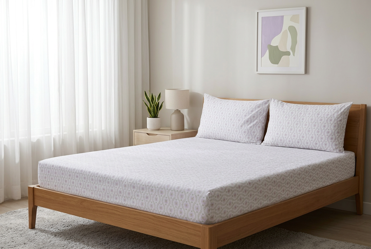 English Garden Pure Cotton Fitted Bed Sheet Combo