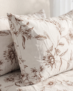 Provence Print Cotton Bedding Set – Fitted Sheet + 2 Pillow Covers