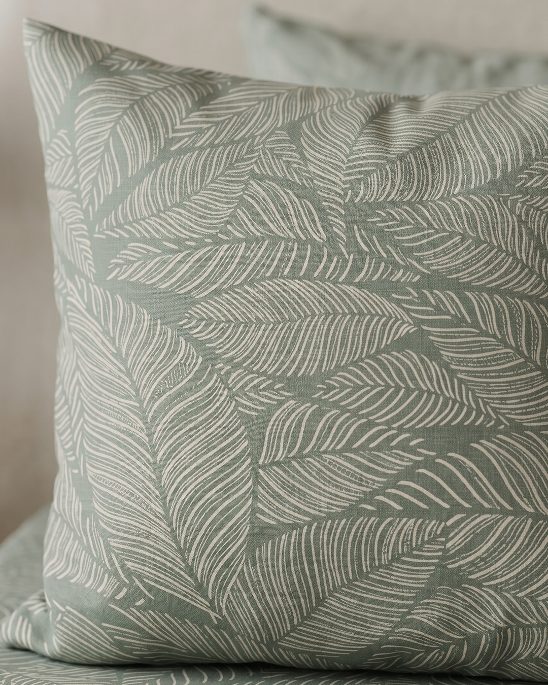 Verdant Cotton Bedding Set – Fitted Sheet + 2 Pillow Covers
