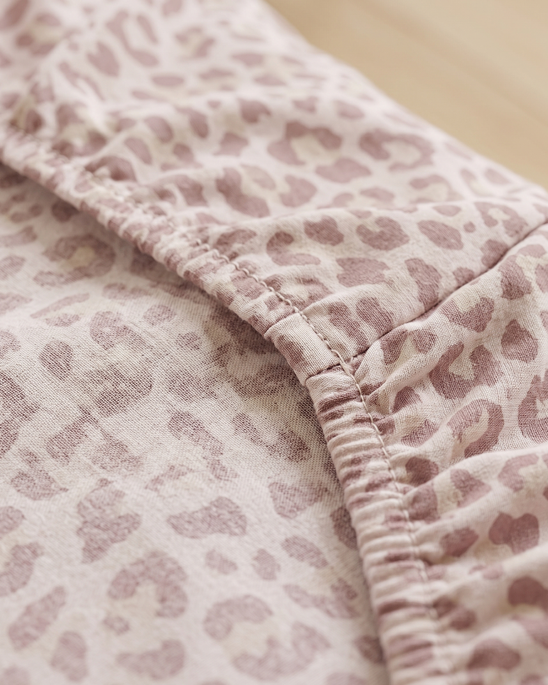 Miami Pink Cotton Bedding Set: Fitted Bed Sheet + 2 Pillow Covers
