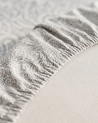 Royal Damask Cotton Bedding Set – Fitted Sheet + 2 Pillow Covers
